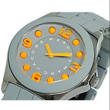 Buy Shop Marc Jacobs Pelly Grey Dial Grey Silicone Strap Watch for Women - MBM2589 USA Online