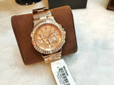 Buy Shop Michael Kors Dylan Rose Gold Rose Gold Steel Strap Watch for Women - MK5586 USA Online