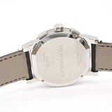 Burberry The City Grey Dial Black Leather Strap Watch for Men - BU9362