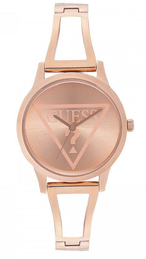 Guess Lola Rose Gold Dial Rose Gold Steel Strap Watch For Women - W1145L4