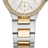 Buy Shop Michael Kors Camille Multifunction Silver Dial Two Tone Steel Strap Watch For Women - MK6982 USA Online
