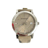 Buy Shop Burberry The City Beige Dial Tan Leather Strap Watch for Women - BU9021 USA Online