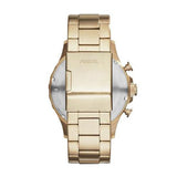 Buy Shop Fossil Townsman Chronograph White Dial Gold Steel Strap Watch for Men - FS5348 USA Online