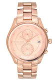 Buy Shop Michael Kors Briar Quartz Rose Gold Dial Rose Gold Steel Strap Watch For Women - MK6465 USA Online