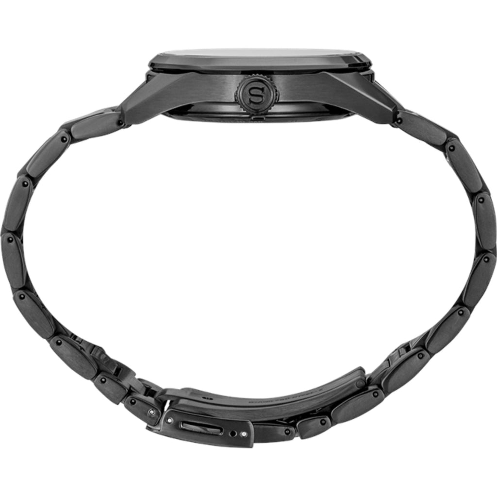 Buy Shop Seiko Presage Sharp Edged Series Black Dial Black Steel Strap Watch For Men - SPB229J1 USA Online