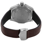 Buy Shop Tag Heuer Aquaracer Caliber 5 Black Dial Brown Leather Strap Watch for Men - WAY201M.FC6474 USA Online