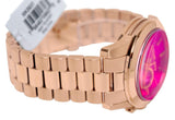 Buy Shop Michael Kors Runway Pink Dial Rose Gold Steel Strap Watch for Women - MK5931 USA Online