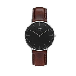 Buy Shop Daniel Wellington Classic Bristol Black Dial Brown Leather Strap Watch For Men - DW00100143 USA Online