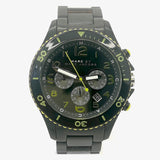 Buy Shop Marc Jacobs Rock Chronograph Black Dial Black Steel Strap Watch for Men - MBM5026 USA Online