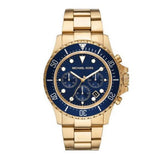 Buy Shop Michael Kors Everest Chronograph Blue Dial Two Tone Steel Strap Watch For Men - MK8978 USA Online