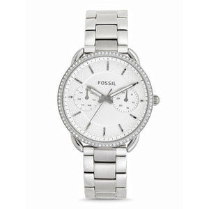 Buy Shop Fossil Tailor White Dial Silver Steel Strap Watch for Women - ES4262 USA Online