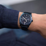 Buy Shop Fossil Machine Blue Dial Blue Steel Strap Watch for Men - FS5231 USA Online
