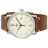 Buy Shop Fossil The Commuter White Dial Brown Leather Strap Watch for Men - FS5275 USA Online