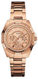 Buy Shop Guess Phantom Mini Rose Gold Dial Rose Gold Steel Strap Watch for Women - W0235L3 USA Online