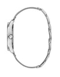 Buy Shop Guess Tri Glitz Quartz Silver Dial Silver Mesh Bracelet Watch For Women - W1142L1 USA Online
