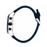 Buy Shop Maserati Traguardo Chronograph Blue Dial Black Silicone Strap Watch For Men - R8871612046 USA Online