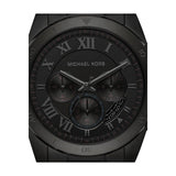 Buy Shop Michael Kors Brecken Chronograph Black Dial Black Steel Strap Watch For Men - MK8482 USA Online