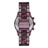 Buy Shop Michael Kors Ritz Chronograph Purple Dial Purple Steel Strap Watch For Women - MK6720 USA Online