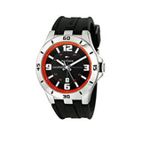 Buy Shop Tommy Hilfiger Drew Black Dial Black Rubber Strap Watch for Men - 1791064 USA Online