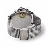 Buy Shop Tommy Hilfiger Chronograph Black Dial Silver Mesh Bracelet Watch for Men - 1791292 USA Online