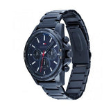 Buy Shop Tommy Hilfiger Mason Blue Dial Blue Steel Strap Watch for Men - 1791789 USA Online