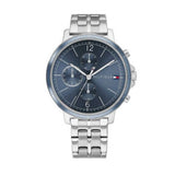 Buy Shop Tommy Hilfiger Casual Quartz Blue Dial Silver Steel Strap Watch For Women - 1782188 USA Online