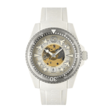 Buy Shop Gucci Dive Automatic White Dial White Rubber Strap Unisex Watch - YA136342 USA Online