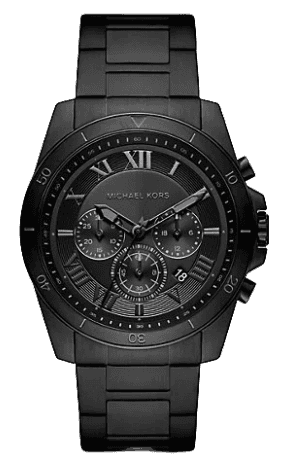Buy Shop Michael Kors Alek Oversized Black Dial Black Steel Strap Watch For Men - MK8900 USA Online