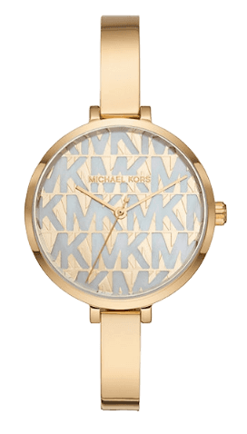 Buy Shop Michael Kors Naia Quartz Gold Dial Gold Steel Strap Watch for Women - MK4687 USA Online