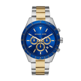 Buy Shop Michael Kors Layton Chronograph Blue Dial Two Tone Steel Strap Watch For Men - MK8825 USA Online