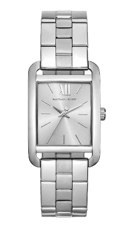 Buy Shop Michael Kors Monroe Three Hand Silver Dial Silver Steel Strap Watch for Women - MKO1033 USA Online