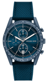Buy Shop Michael Kors Accelerator Chronograph Blue Dial Blue Nylon Strap Watch for Men - MK9142 USA Online
