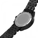 Buy Shop Michael Kors Hutton Chronograph Black Dial Black Steel Strap Watch For Men - MK9089 USA Online