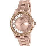 Buy Shop Marc Jacobs Henry Transparent Rose Gold Dial Rose Gold Steel Strap Watch for Women - MBM3339 USA Online
