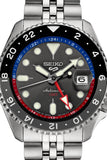 Seiko 5 Sports Special Edition Automatic Charcoal Dial Silver Steel Strap Watch For Men - SSK019K1