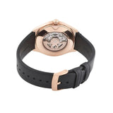 Buy Shop Emporio Armani Meccanico Black Dial Black Leather Watch For Men - AR60004 USA Online