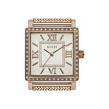 Buy Shop Guess Highline Off White Dial Rose Gold Stainless Steel Mesh Strap Watch For Women - W0826L3 USA Online