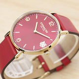 Buy Shop Coach Perry Red Dial Red Leather Strap Watch for Women - 14503867 USA Online