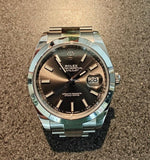 Buy Shop Rolex Datejust 41 Oyster Grey Dial Oystersteel Strap Watch for Men - M126300-0007 USA Online