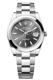 Buy Shop Rolex Datejust 41 Oyster Grey Dial Oystersteel Strap Watch for Men - M126300-0007 USA Online
