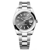 Buy Shop Rolex Datejust 41 Oyster Grey Dial Oystersteel Strap Watch for Men - M126300-0007 USA Online