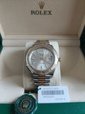 Buy Shop Rolex Datejust 41 Silver Dial Two Tone Oystersteel & Yellow Gold Jubilee Bracelet Watch for Men - M126333-0002 USA Online