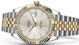 Buy Shop Rolex Datejust 41 Silver Dial Two Tone Oystersteel & Yellow Gold Jubilee Bracelet Watch for Men - M126333-0002 USA Online