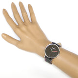 Buy Shop Coach Perry Black Dial Black Leather Strap Watch for Women - 14503033 USA Online