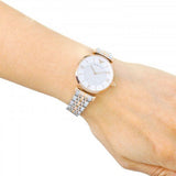 Buy Shop Emporio Armani Gianni T Bar White Dial Two Tone Steel Strap Watch For Women - AR1926 USA Online
