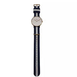 Buy Shop Daniel Wellington Classic Glasgow White Dial Two Tone NATO Strap Watch For Women - DW00100031 USA Online