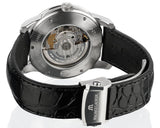 Maurice Lacroix Pontos Silver Dial Black Leather Strap Watch For Men - PT6148-SS001-131