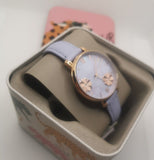 Buy Shop Fossil Jacqueline Purple Dial Purple Leather Strap Watch for Women - ES4814 USA Online