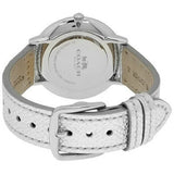 Coach Slim Easton Silver Dial Silver Leather Strap Watch for Women - 14502685