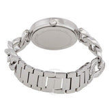 Buy Shop Michael Kors Catelyn Quartz Crystals Silver Dial Silver Steel Strap Watch For Women - MK4675 USA Online